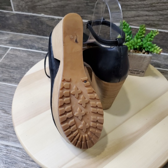 Deena & Ozzzy Platform Wedge Shoes Size 8 - Picture 6 of 8